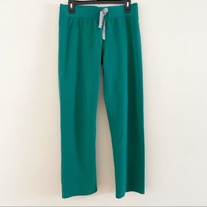 FIGS Livingston Hunter Green Scrubs, Small petite